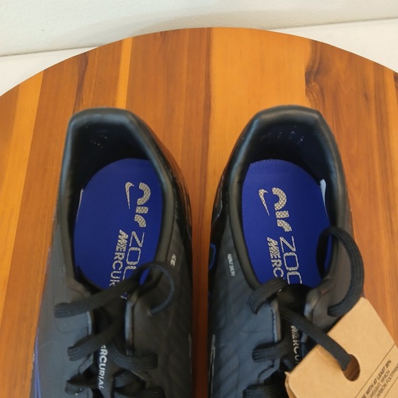 Nike Soccer Cleats Mens 6.5 Black Mercurial Zoom Vapor 15 Academy Futbol DJ5631 - Picture 7 of 10